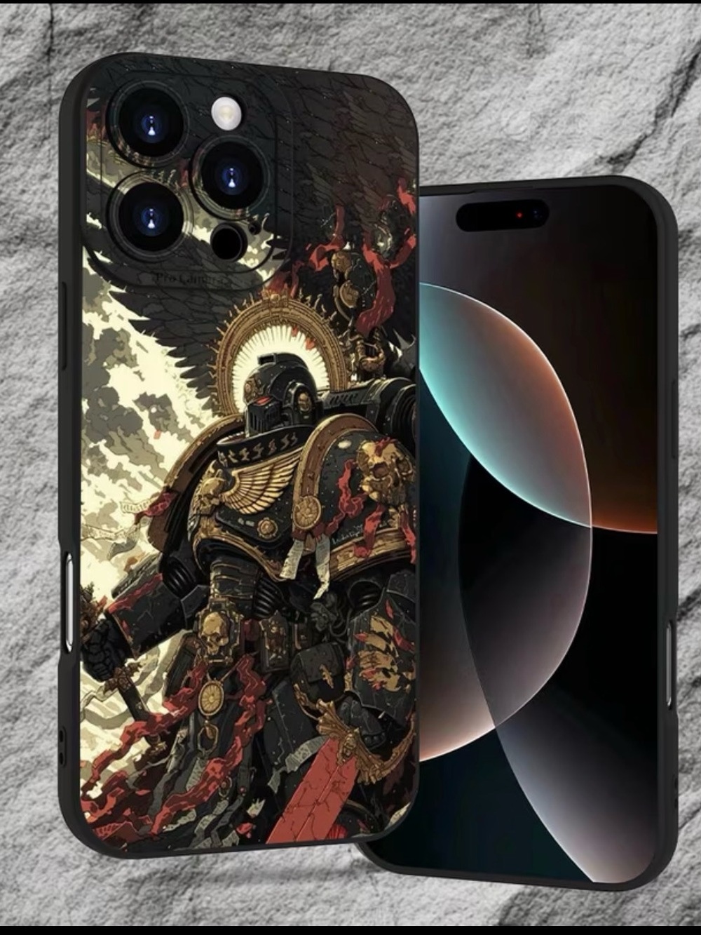 Fantasy Dark Angels iphone 17 Pro Max phone case NEW Toys Games Gaming Tcg DnD